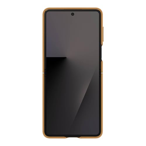 Image of Samsung Galaxy Z Flip7 Kindsuit Phone Case, Textured Feel, Protective Cover, Soft Inner Lining, US Version, Camel