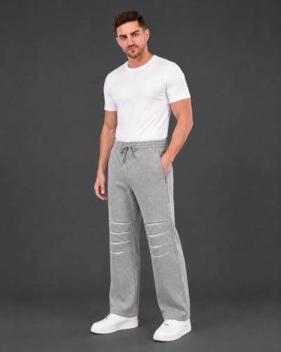 Image of SaintX Men's Premium Performance Joggers | with Knee Gussets for Enhanced Mobility | Stretchable Functional Fabric | Modern Athletic Straight Fit | Stylish Casual & Active Wear (Style 39)