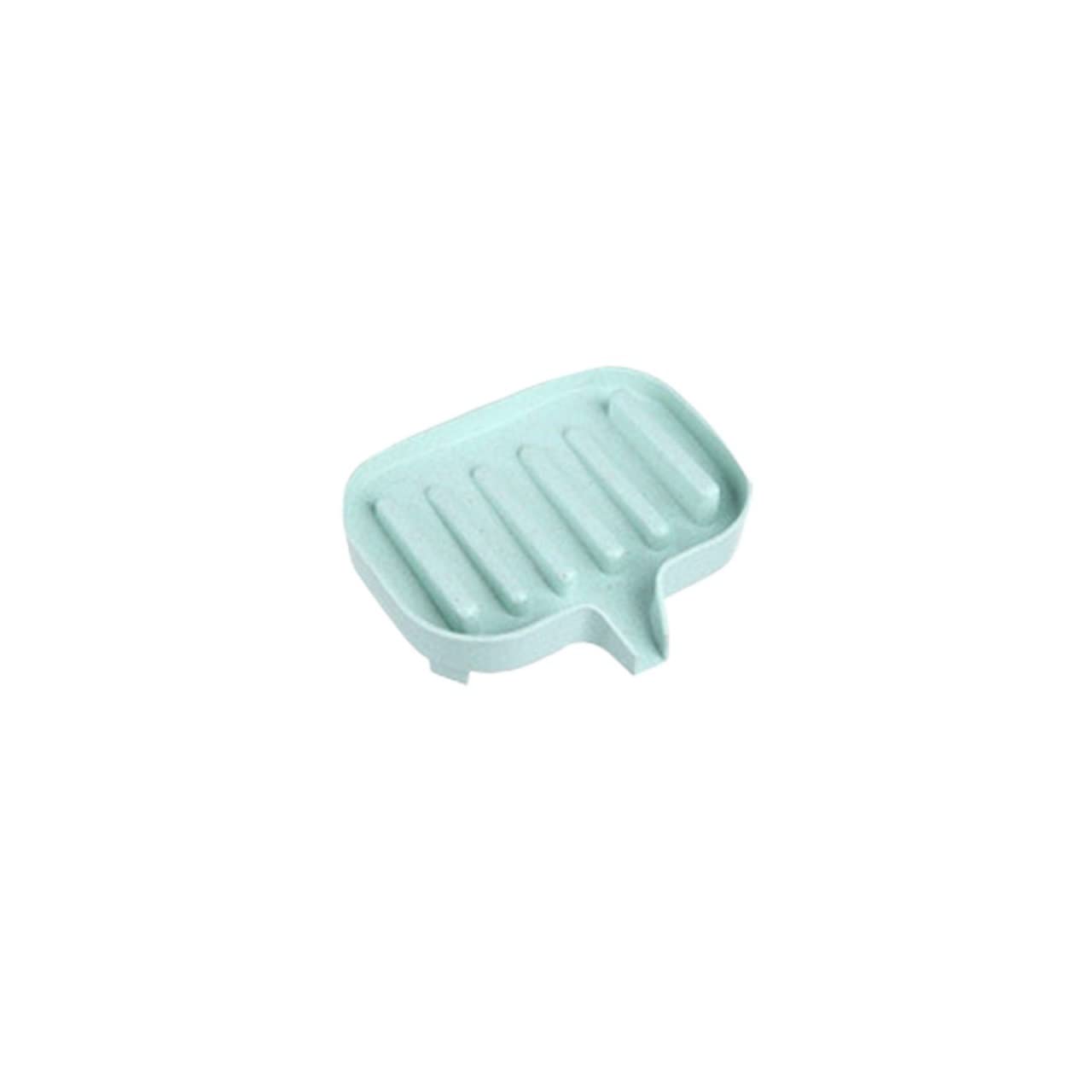 JINGYAN Soap Dishes 1pc Blue Green Bathroom Drainage Heightening Base Soap Box Storage Kitchen Sponge Rack(Green)