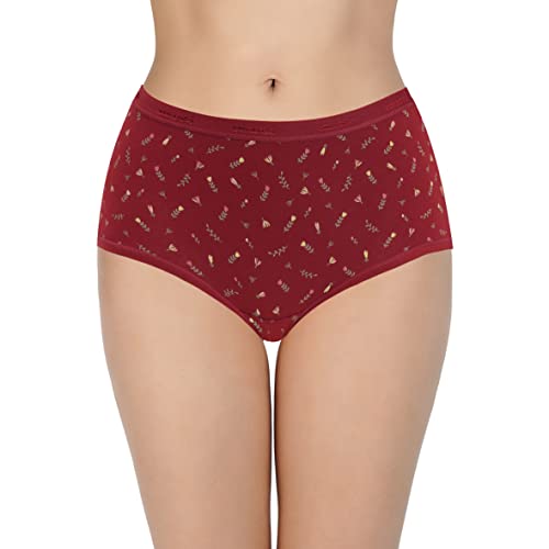 Image of Amante Printed Cotton Full Brief Panty Pack(Pack of 3)