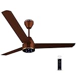 Colorbot knoxx BLDC Ceiling Fans 1200mm | BEE 5 Star Rated | 370 RPM | Savings up to 65% | Remote Control (Boost, Timer, LED, Reverse Mode) | 4 Years Warranty (Cocoa Brown)