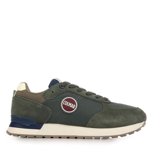 Zapatillas Colmar Travis Authentic Marron Vert Pointure 42 Confort Tout Terrain