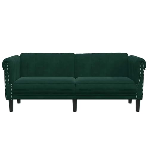 Sofá de terciopelo estable con patas de madera y acabados de alta gama 6