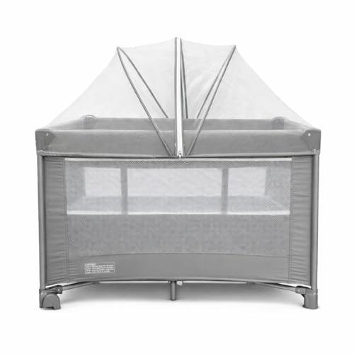 Berço Portátil Infantil Cercado 0-15kg Desmontável com Mosquiteiro Bolsa de Transporte