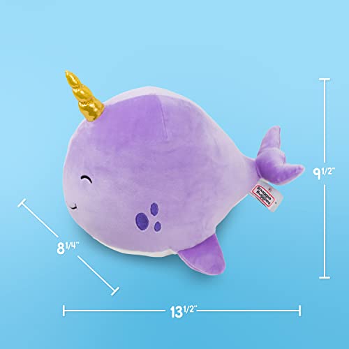 Snuggie Buggies Narwhal Stuffed Animal Ultra Soft Plush Cute Narwhal Toy Plushie Stuffed Animals for Kids - Image 4