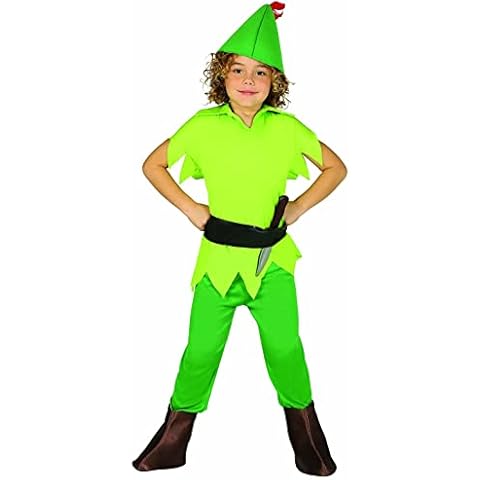 FIESTAS GUIRCA Green Archer Fancy Dress Costume 7-9 years Cover