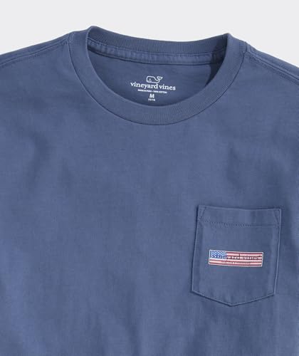 vineyard vines Boys' Classic USA Logo Box Short-Sleeve Pocket Tee4