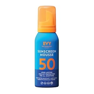 Sport LSF50 Outdoor Sonnenschutz Mousse – extrem schweiß- und wasserfest, lang wirksame, pflegende Sonnencreme. Ohne Mikroplastik, parfümfrei, vegan