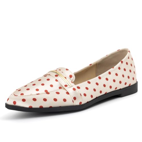Image of Pointy Toe Penny Loafers for Women Dress Office Work Flats Shoes