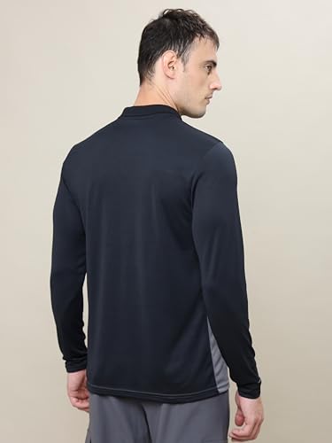 Image of TECHNOSPORT Men's 100% Polyester Slim Fit T-Shirt - (P710 P ) Pack of 1