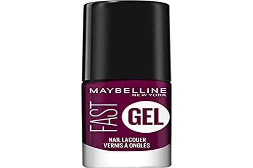 Maybelline Fast Gel Nail Lacquer Plum Party 9 Long-Lasting Nail Polish, 6.7ml