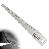 DCOMA Brake Pad Measuring Tool – 32nds Brake Pad Thickness Gauge, 2-in-1 Technician Gauge for Brake Lining & Drum Wear, Stainless Steel Pocket Tech Gauge for Cars, Trucks, SUVs, (10/32-28/32)
