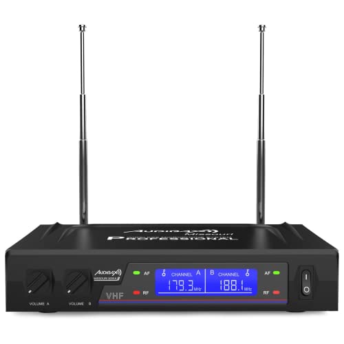 Micrófono inalámbrico Audibax Missouri 2000 VHF Rango A para eventos y karaoke 3