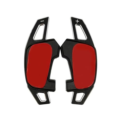 Compatible With Golf 7 MK7 For GTI For Jetta GLI For Rline �Ԃ̃X�e�A�����O�z�C�[���V�t�g�p�h�������X�e�b�J�[�J�[�A�N�Z�T���[ �V�t�g�p�h���G�N�X�e���V����(Type C Black)