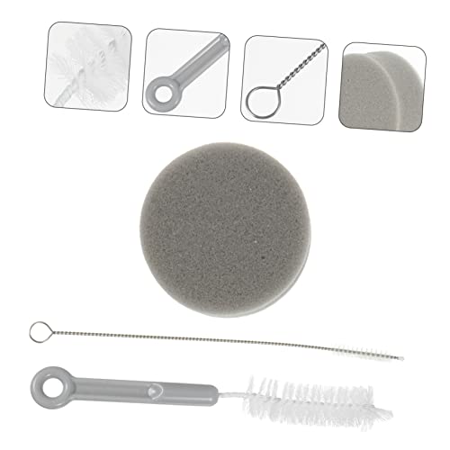 Kit Cepillo y Esponja para Limpiar Bebederos de Mascotas miniatura 4