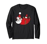 Photo Gallery carino babbo natale skydiver tee santa natale skydiving camicia regalo maglia a manica Photo Gallery carino babbo natale skydiver tee santa natale skydiving camicia regalo maglia a manica