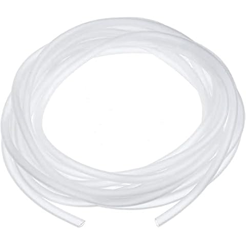 Redreo 5 m aquarium hose, air hose, 4/6 mm, transparent silicone hose Cover
