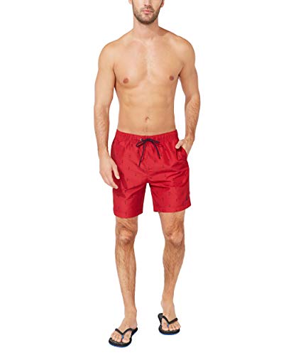 Nautica mens Nautica Men's Quick Dry All Over Classic Anchor Print Swim Trunk2