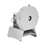 Royal Catering Cortafiambres Éléctrico con Soporte de 215 x 130 mm para Espesor hasta 15 mm Máquina de cortar fiambre Cortadora de fiambre profesional Cortafiambres manual