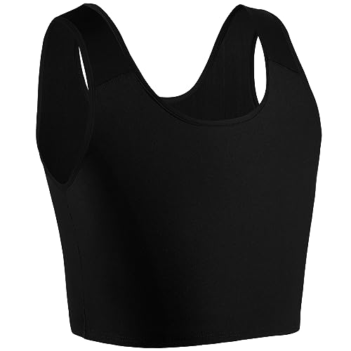XUJI Half Chest Binder Transgender Compression FTM Pullover Design Binder (B XL)