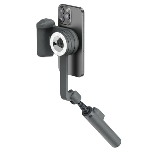 ShiftCam Travel and Creator Kit MagSafe-Compatible Mobile Creator Bundle for iPhone and Android Compact Phone Grip Adjustable LED Light Extendable Bluetooth Tripod for Vlogging