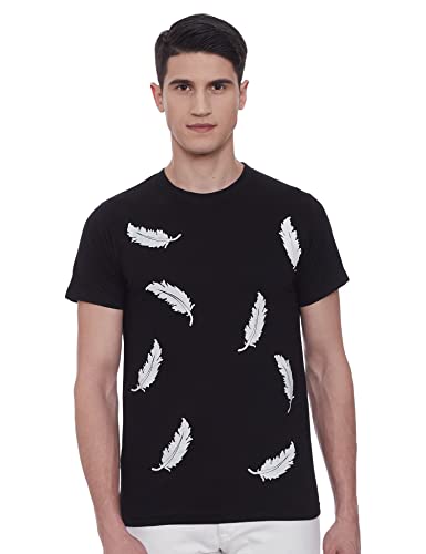Image of TLF Men's Printed Premium Cotton Regular Fit T-Shirt