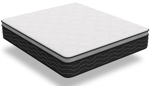 DEWINNER Colchon 90 x 190 | Altura 27 cm | Colchón Viscoelástico | Muelles Ensacados Individuales | Firmeza Media | Transpirable, Antideslizante y Antiácaros