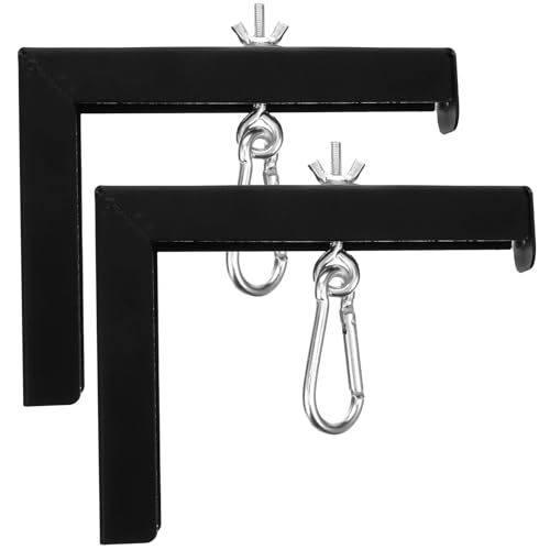 Soporte de proyector en L de metal ajustable con ganchos de 6 pulgadas pack de 2