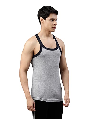 Image of Dixcy Scott Originals Men 100% Combed Cotton Racerback Gym Vest (Pack of 2)