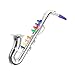 TOYANDONA BAMBINI STRUMENTI STRUMENTI MUSICALI GIOCATTOLI STRUMENTI MUSICALI STRUMENTI DI VENTOLO PLASTICO SAXOFONO PLASTICO E TRUMBET HORS STEM Giocattoli per Bambini Bambini