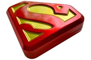 Superhero Candy Powerhouse: Superman S-Shield Sours Candy Tin bursts with sour cherry flavor