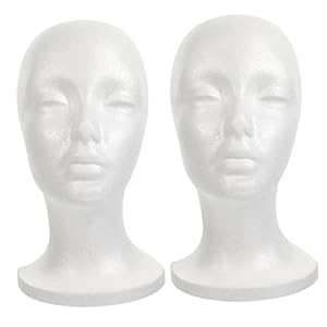 VICASKY 2 Stück Weiblicher Perückenständer Kopfmodell