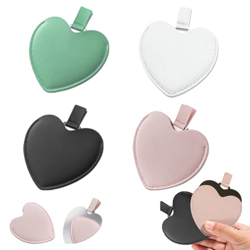 Eabdice 4 Piezas Mini Espejo de Bolsillo, Espejo de Maquillaje, Espejo de Bolsillo, Bodas, Cumpleaños