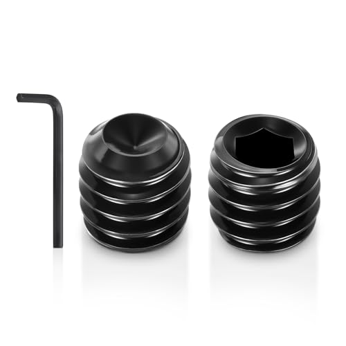 Kozelo 25Pcs Cup Point Socket Set Screws-#10-24x3/16 Carbon Steel