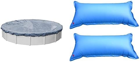 Pool Mate 4621PM Winter Pool Cover with Pillows, Classic Blue, 21 ft Above Ground Pools