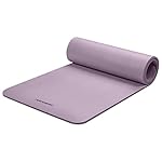 Retrospec Solana Yoga Mat 1/2" Thick w/Nylon Strap for Men & Women - Non Slip Exercise Mat for Yoga, Pilates, Stretching, Floor & Fitness Workouts