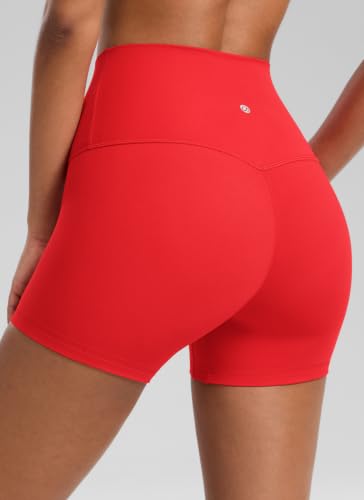 Image of CRZ YOGA No Front Seam Biker Shorts 4 inch | Butterluxe, Extremely Soft, Gentle Compression, Yoga, High Waisted, for Women