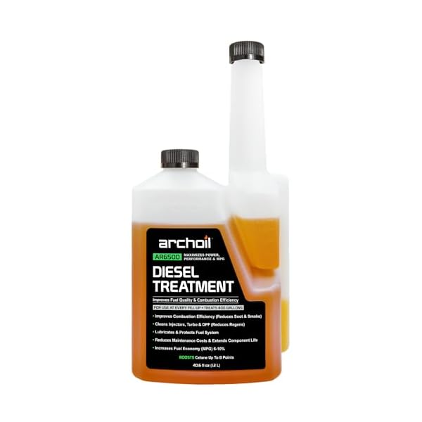 Archoil AR6500 Diesel Treatment (40.6 oz) – Treats 400 Gallons – Additive for All Diesel Vehicles