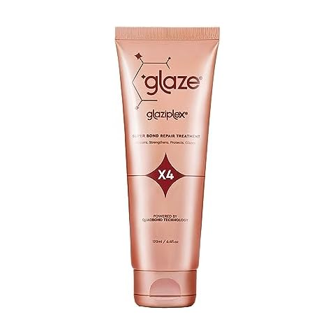 glaze Glaziplex Super Bond Treatment – Deep Conditioning Hair Mask Repairs, Strengthens, Protects in Just 4 minutes – 6.4 oz Cover