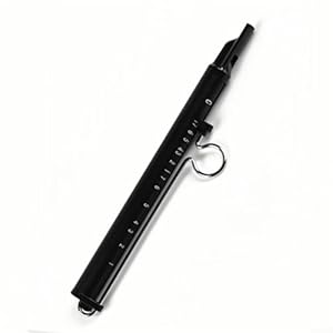 Yhenlovtt Slide Whistle Sambapfeife Schwarz