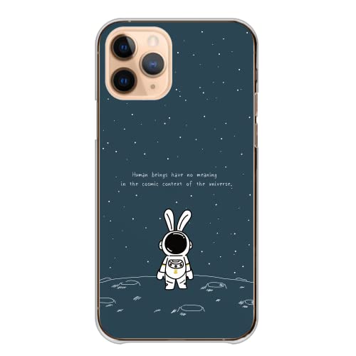 Google Pixel 9a 用 ケース グーグルピクセル9a カバー スマホケース ハード 宇宙飛行士 月 月面着陸 イラスト ネイビー 紺色 ウサギ