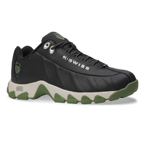 Image of K-Swiss Men's ST329 CMF Sneaker, Wide Tennis Walking Shoes Leather Upper