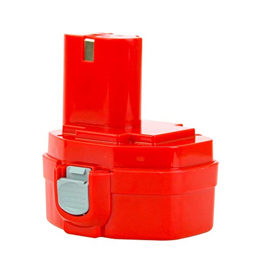 Dosctt Remplacement pour Makita Batterie 14,4V 3000mAh Ni-MH Batterie De Remplacement PA14 1420 1422 1433 1434 1435 1435F 192600-1 Cover