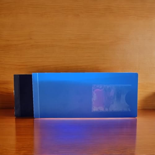 Image of Plastic Cheque Book Holder Cheque Book Folder Cheque Book Cover Cheque Book Protector Plastic Cover (Pack of 2) Color May Vary