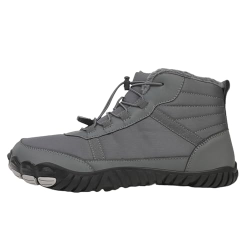 Generisch Zapatos de algodón de felpa cálidos, botas de nieve antideslizantes, zapatos de algodón de cinco dedos, zapatos deportivos al aire libre, zapatos de senderismo para hombres y mujeres,