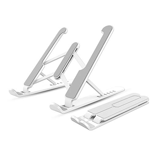 Laptop Ständer,Tragbarer Laptophalter,Ergonomisch Laptopstand Aluminium,6 Höhenstufen Einstellbar,Kompatibel Mit 10-17 Zoll Notebooks Und