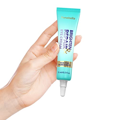PENEBELLA Hyaluronic Acid Eye Cream, Anti-Aging Treatment for Under Eyes with Vitamin C and Avocado oil, Best for Dark Circles and Wrinkles
