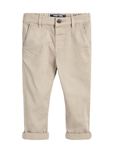 NEXT Jungen Chinohose mit Stretch Stein 86-92