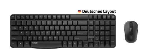 Kabelloses Tastatur-Maus Set Rapoo X1800S mit 2,4 GHz Verbindung