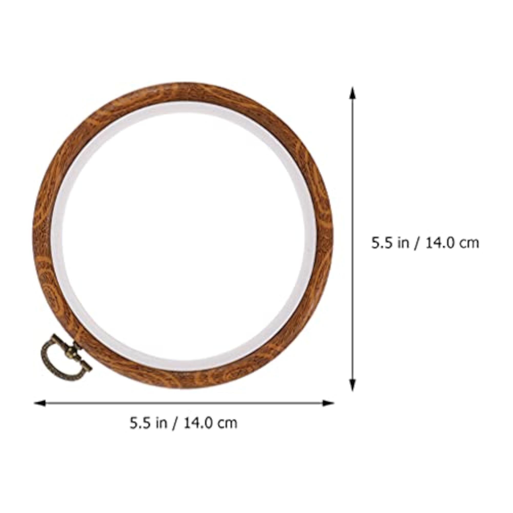 2Pcs Embroidery Hoops Round Cross Stitch Hoop